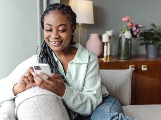 Cellphone banking product detail